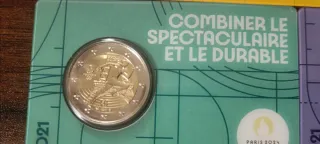 2 euros coincard 2021 Paris 2024 (15€)u