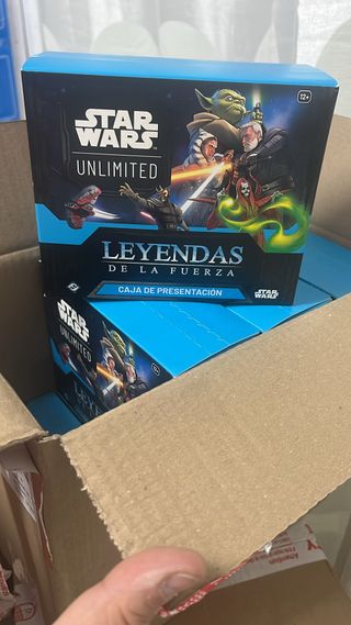 Star Wars Unlimited Leyendas de la Fuerza Caja Pre