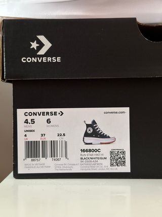 Converse Run Star Hike Negras