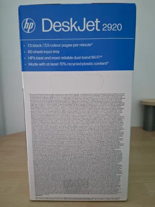 Impresora HP DeskJet 2920 Nueva