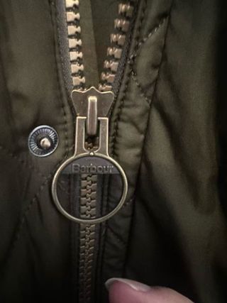 Chaqueta Barbour acolchada verde