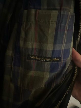 Chaqueta Barbour acolchada verde