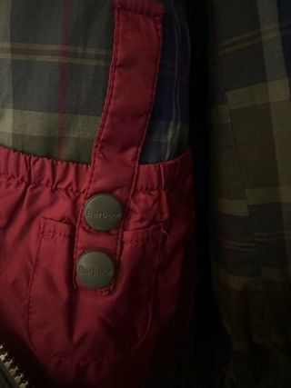 Chaqueta Barbour acolchada verde