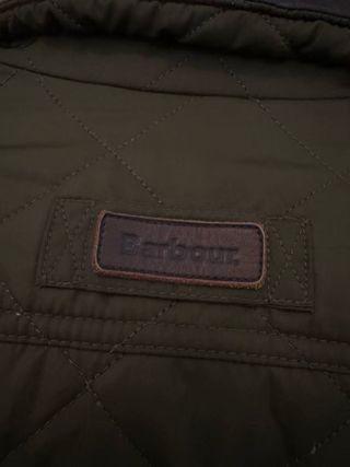 Chaqueta Barbour acolchada verde