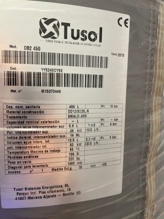 2 depositos Acumulador ACS TUSOL