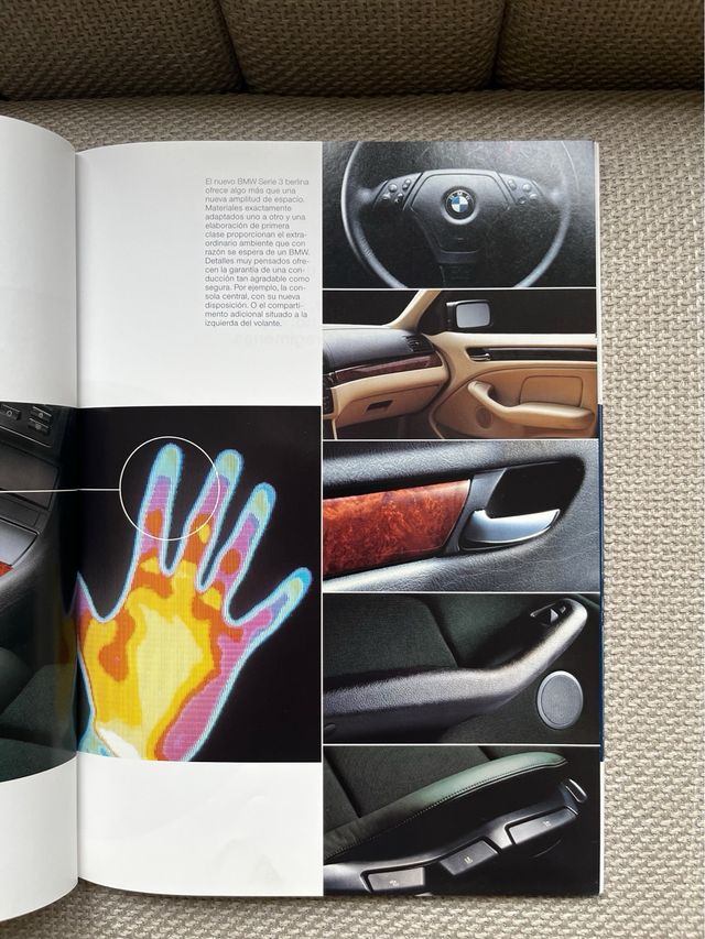 Catálogo BMW Serie 3 (E46) años 90. 68 páginas.
