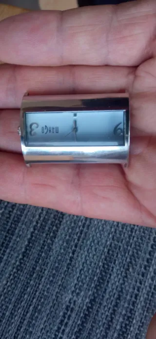 Reloj Mango Plata y Azul