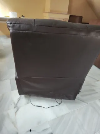 Sillón de Masaje Reclinable de Piel