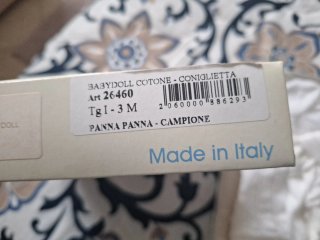 Vestito bimba 3 mesi 100% cotone