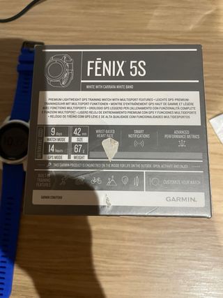 Garmin Fenix 5 S Blanco con Correas Azules