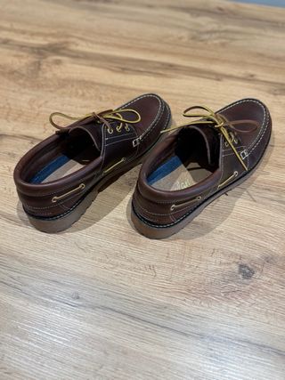 Náuticos de piel marrón talla 42