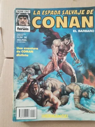 Lote  de 6 Comics Conan El Bárbaro.