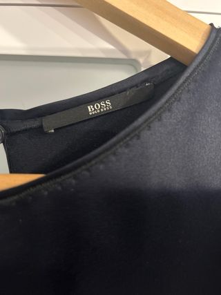 Camiseta BOSS mujer negra