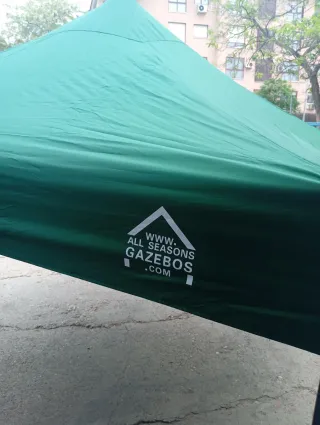 Carpa 3x3m Impermeable Verde plegable