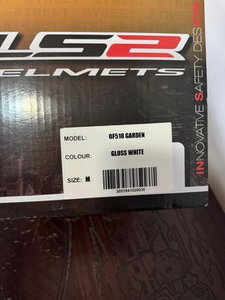 Casco Moto Mujer LS2 Rosa Blanco
