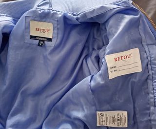 Chaqueta Retour azul acolchada