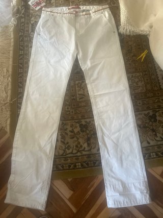 Pantalón Chino Blanco TMK Jeans