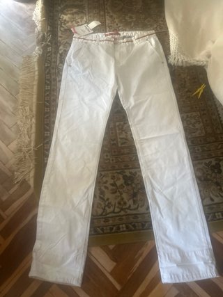 Pantalón Chino Blanco TMK Jeans