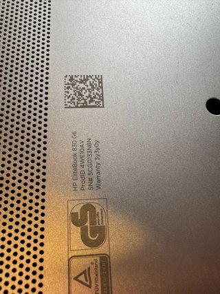 HP Elitebook 830 G6 Argento