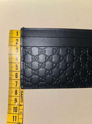 Portacarte Gucci Pelle GG Nero