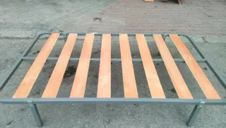Somier 105x180cmx30cm Metal y Madera 640513971