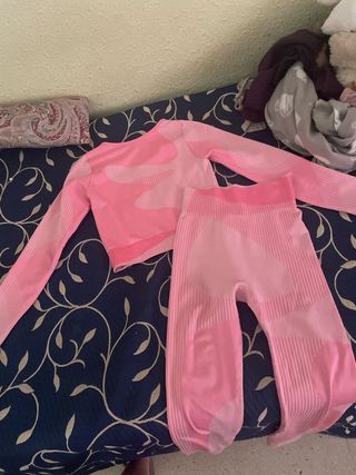 Conjunto deportivo rosa niña Talla L/XL