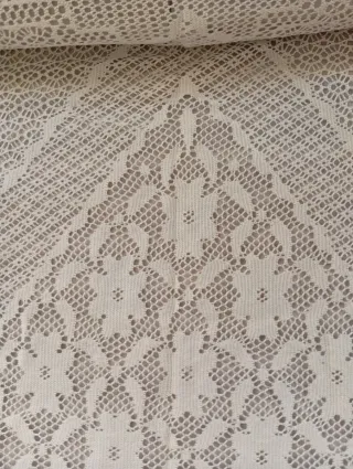 Colcha Crochet Matrimonio Blanca