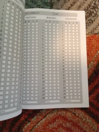 Plantillas examen test
