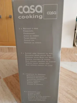 Set Fondue Casa Acero Inoxidable