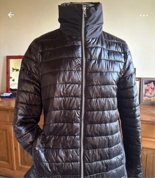 Piumino donna corto nero