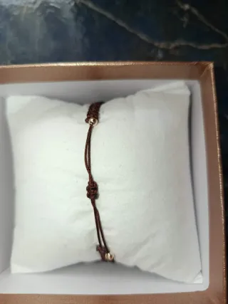 Pulsera Cruz Turquesa Marrón
