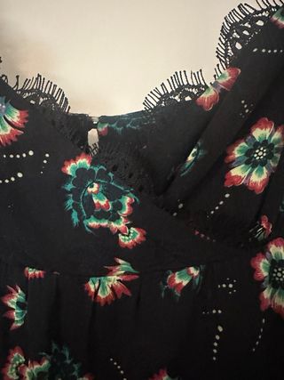 Vestido Zara tirantes floral M