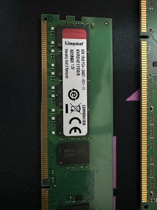 Memoria RAM Kingston DDR4 8GB 2400Mhz CL11
