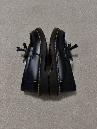 Dr Martens Mocasines Negros Cuero con Caja Nuevos