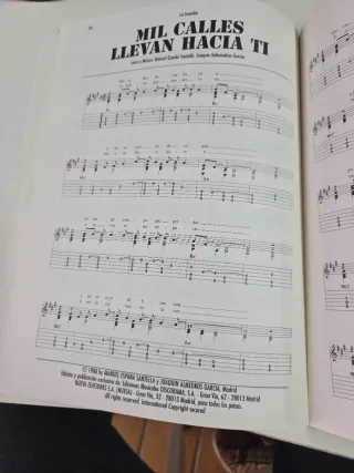 Libro Guitar-Tab Éxitos Pop Español