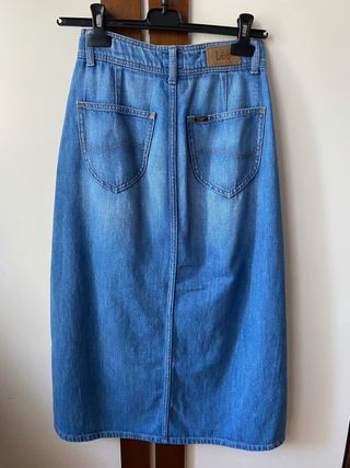 Gonna jeans Lee blu