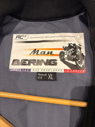 Chaqueta de Moto Bering Bruce Marrón XL