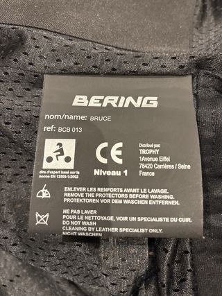 Chaqueta de Moto Bering Bruce Marrón XL