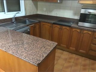 Encimera de granito natural en 3 piezas