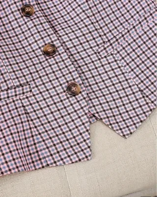 Chaleco cuadros mujer Talla L sin estrenar