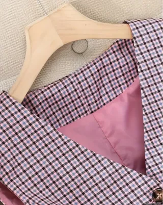 Chaleco cuadros mujer Talla L sin estrenar