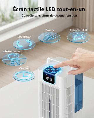 Mini condizionatore portatile con telecomando