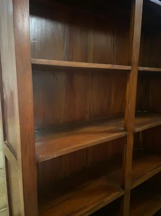 Librería de Teca Marrón
