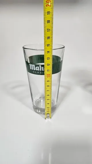 2 Vasos Cerveza Mahou Clásica