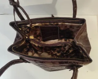 Borsa Dolce & Gabbana Marrone in Coccodrillo
