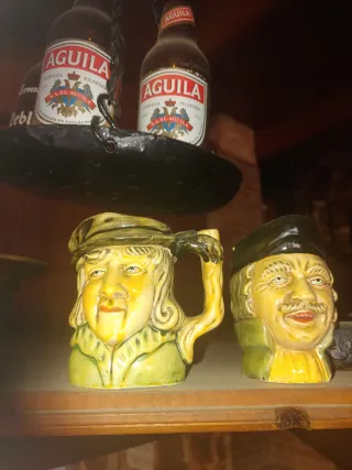 Jarras de porcelana antiguas (2 unidades)
