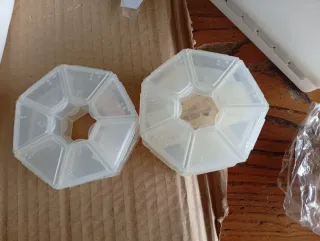 Caja organizadora de pastillas octogonal