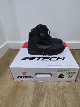 Botas Moto R-Tech Talla 37 Negras