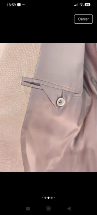 Traje de chaqueta gris hombre