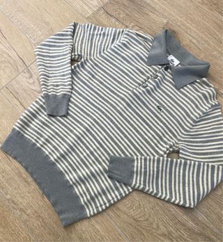 Vintage Lacoste Pure New Wool Woolmark 90s